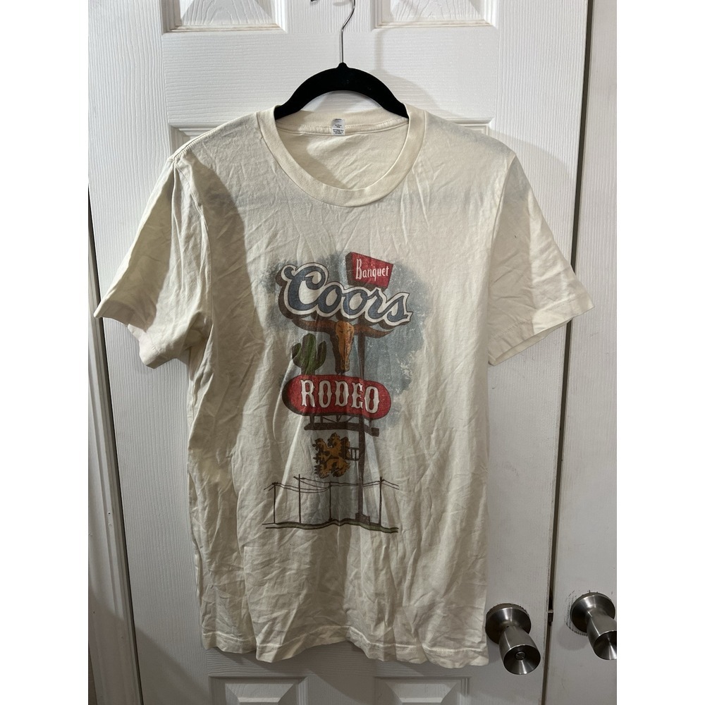 Coors Banquet And Rodeo Tshirt Ladies Medium
